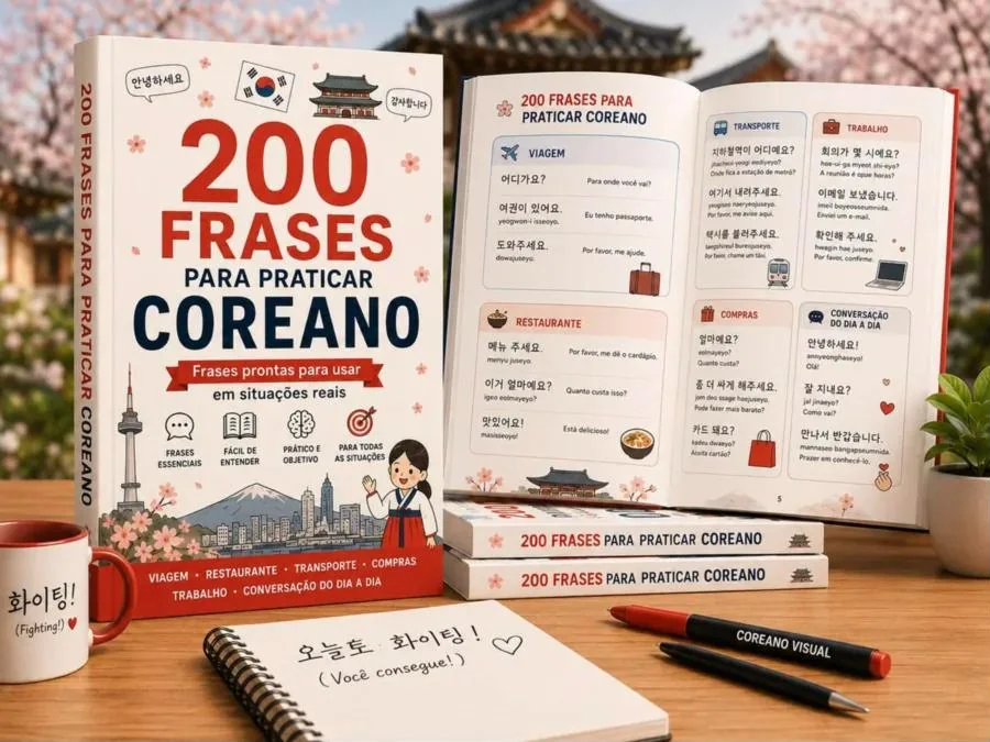 200 Frases para Praticar Coreano